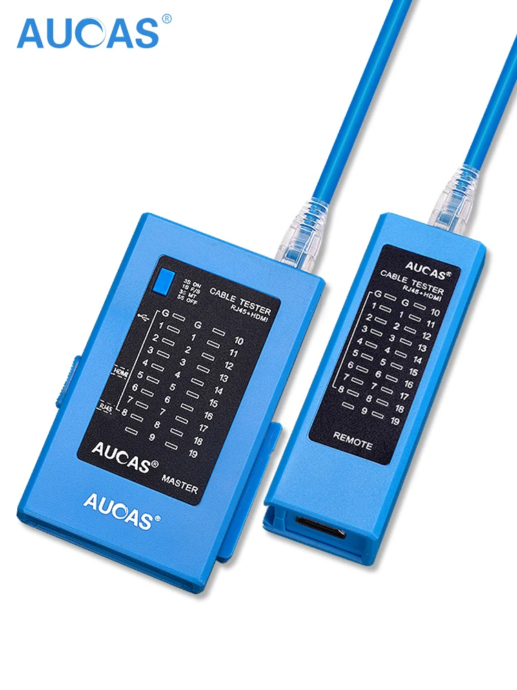 Фото AUCAS профессиональный тестер сетевого кабеля для Rj45 RJ11 BNC кабелей LAN Ethernet ручной автоматический тестер Инструменты для ремонта бесплатно №1