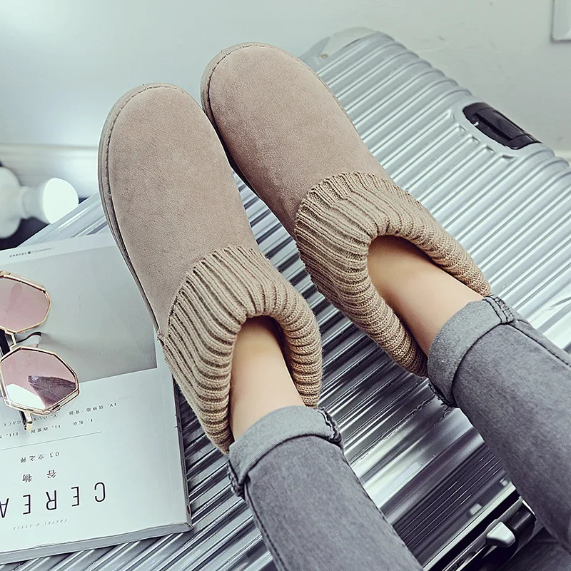 Новинка женские зимние сапоги модная классическая женская обувь простая теплая