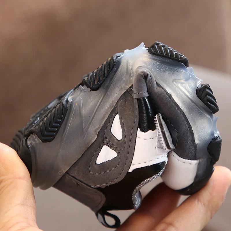 Size 21-30 Children LED Sneakers with Light Up Sole Baby Toddler Led Luminous Shoes for Girls Glowing Lighted Kids Boy | Детская одежда