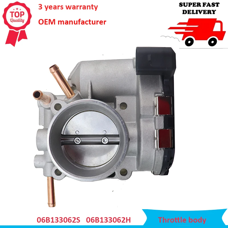 06B133062H 06B 133 062 H новый корпус дроссельной заслонки в сборе для Volkswagen Santana 3000 A4 06B133062S S