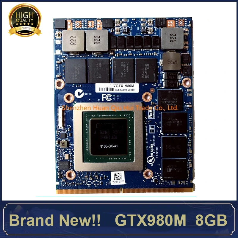 Видеокарта GTX980M GTX 980M 8G GDDR5 MXM графический процессор для ноутбука Dell Alienware/HP/MSI/Clevo