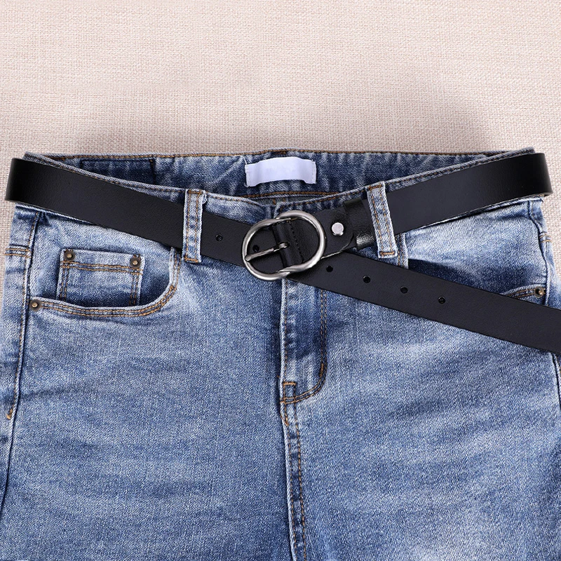 

Fashion Women belt Luxury genuine leather belt high quality brand ladies metal pin buckle new belt for Woman jeans