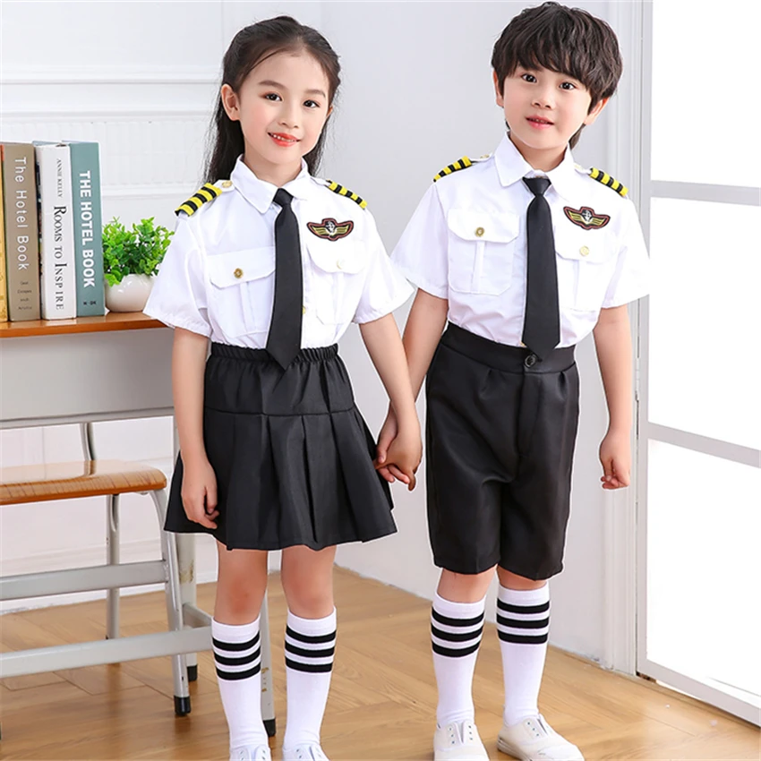 Новые детские карнавальные костюмы на Хэллоуин для мальчиков летная форма ВВС