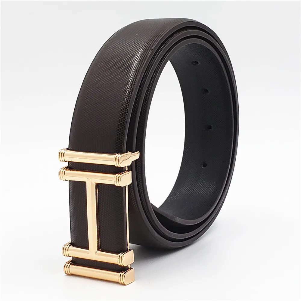 Belts Men High Quality Women Punk Genuine Real Leather Male Cowhide Belt Strap for Jeans