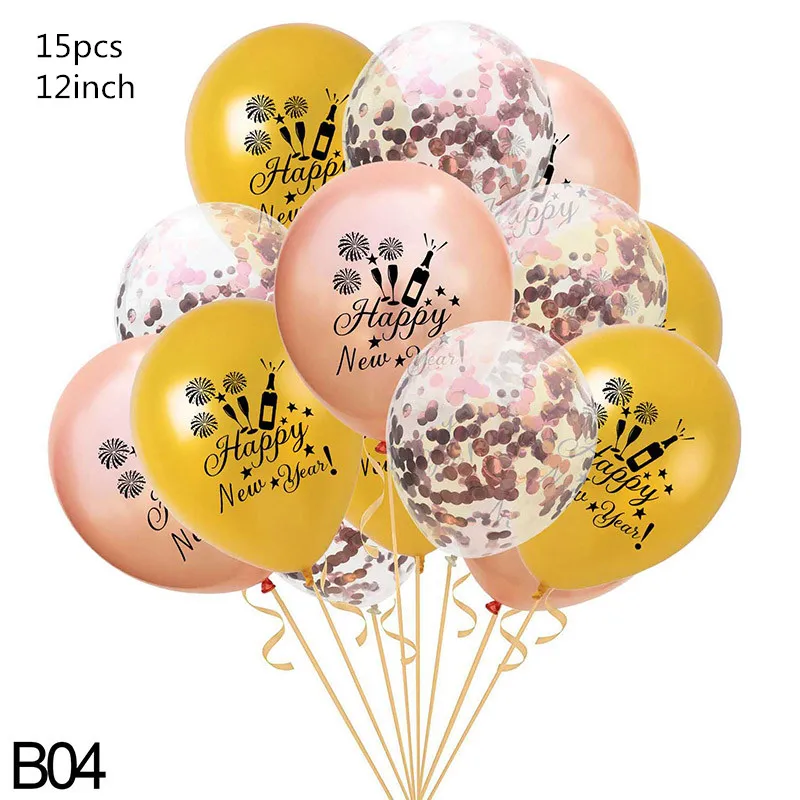 A04 32inch Number Foil Balloon Gold/silver Digit Helium Baloons Happy New Year Christmas Party Decor Globos DIY Home Ornaments - Цвет: A04