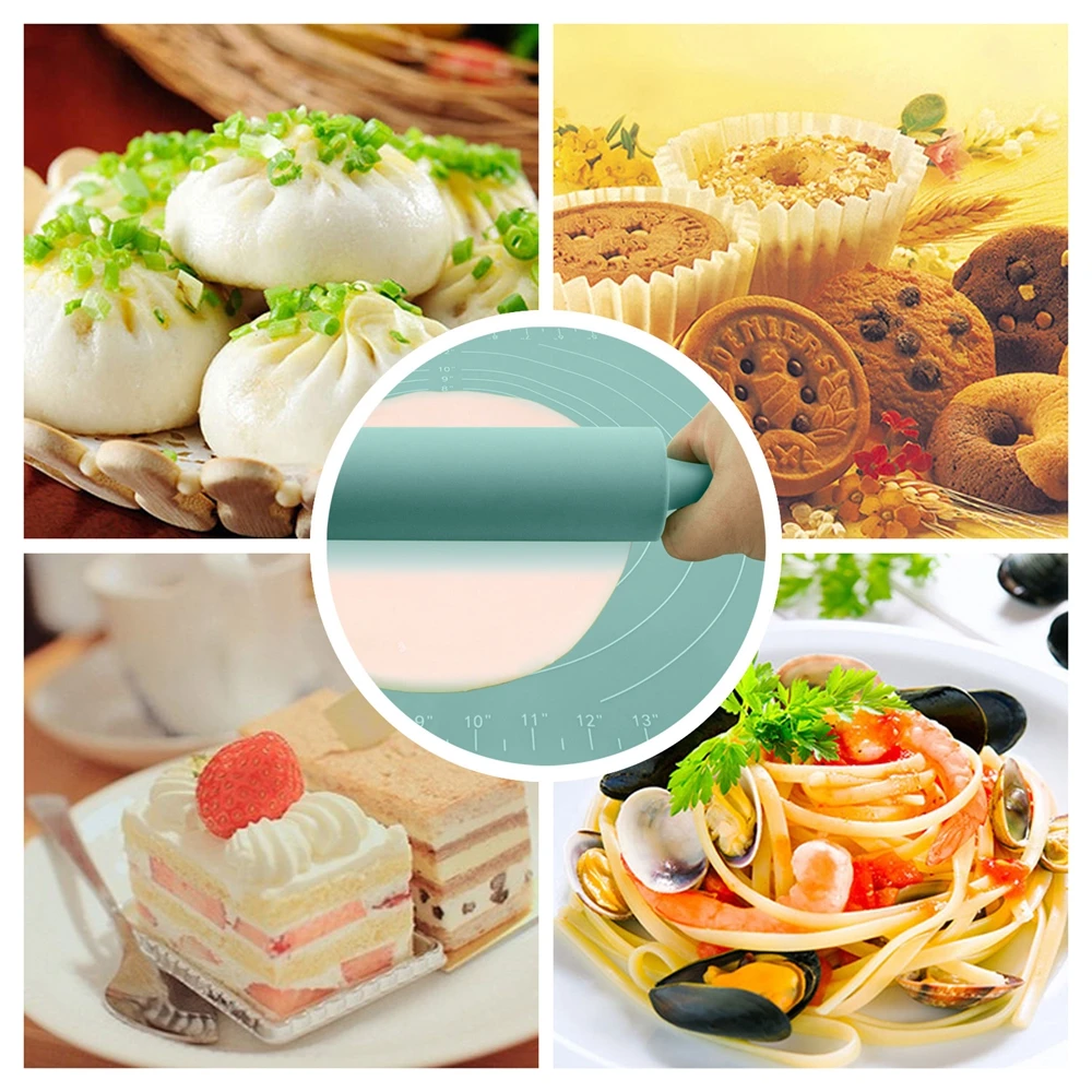 Набор для выпечки EHZ с пластины для раскатывания теста, силиконовой подставкой для замешивания, листом для взвешивания и лопаткой для лапши Домашние кухонные инструменты