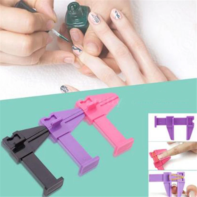 1 шт. новый высококачественный пластиковый локатор для ногтей держатель клея