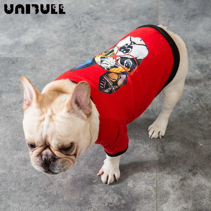

UNIBULL French Fighting Dog Winer Dog Clothes Pure Design Dog Hoodie Autumn Winter Dog Coat Jacket Puppy Chihuahau Pet Apparel
