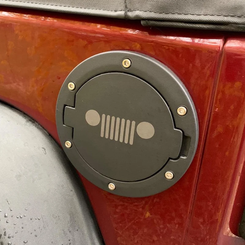 Газовый баллон Кепки крышка топливного бака двери 4 2 для Jeep Wrangler JK &amp