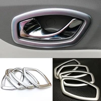 abs chrome for renault scenic 3 2011 2012 2013 accessories car inner door bowl protector frame cover trim car styling 4pcs