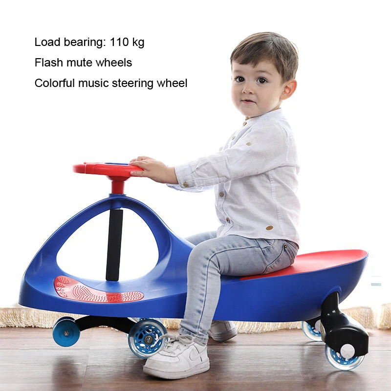 Детская игрушечная коляска с музыкальной бесшумной вспышкой WheelBaby walker с 6 колесами детская игрушечная машинка