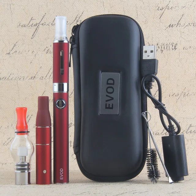 Evod Мини 4 в 1 сухой травы электронные сигареты испаритель вейп комплект воск ручка