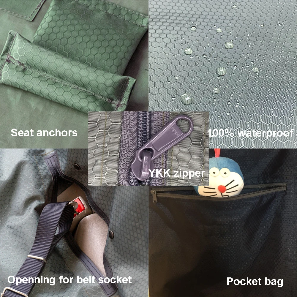 Online UFBemo Pet Auto Seat Protector Hund Reise Abdeckung 100% Wasserdicht Katze Träger Hängematte Matte Kissen Faltbare Hunde Zubehör Haustiere