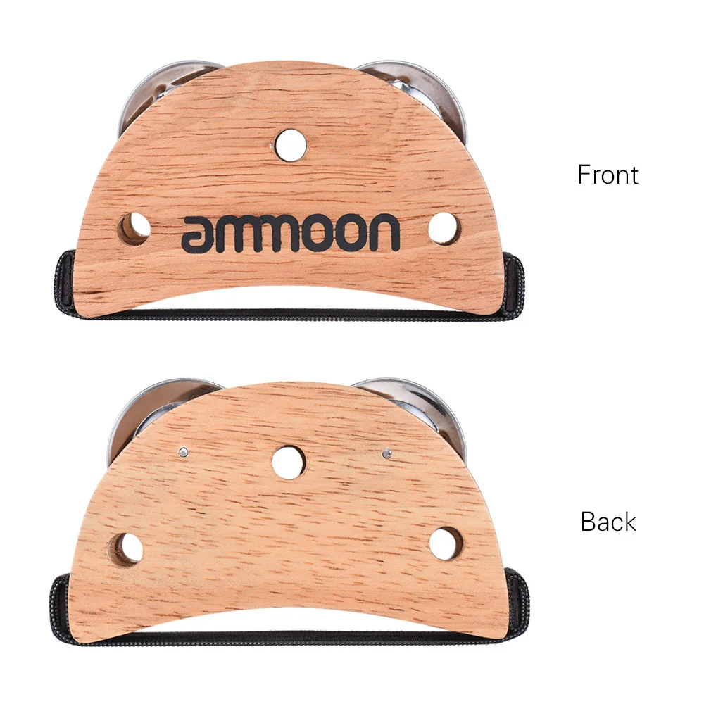 Ammoon ножной тамбурин бурливуд эллиптический ящик Cajon аксессуар для ударных