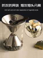 ashtray creative personality trend luxury high end living room with cover household office building wind anti fly ash