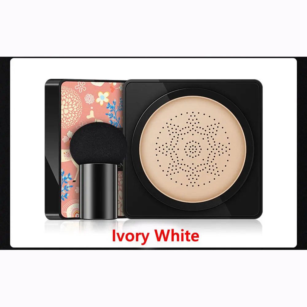 Ivory White Воздушная Подушка BB крем длительное осветление консилер основа гриб спонж водонепроницаемый макияж лица затенение пор - Цвет: Ivory White