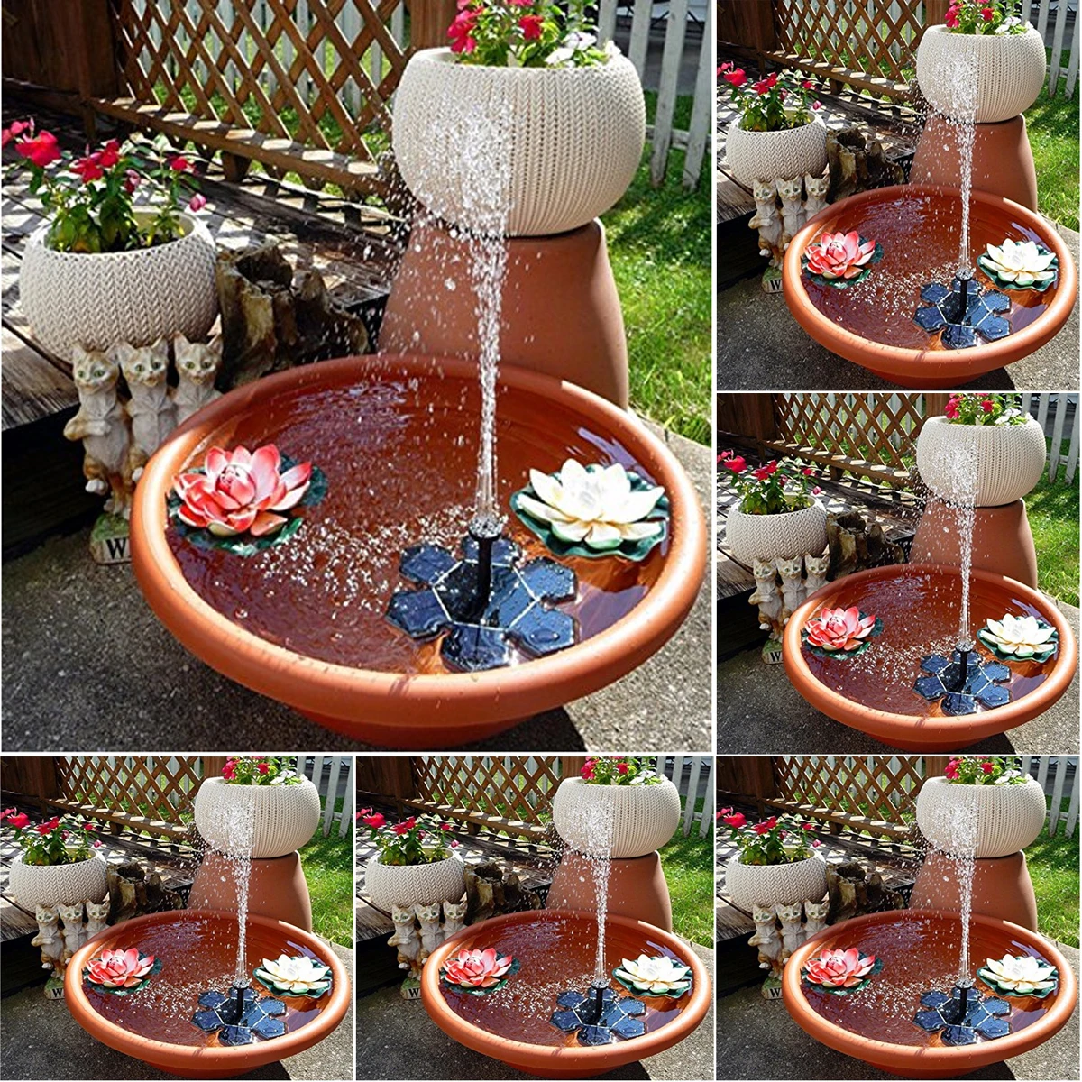 

Solar fountain Water Pump Garden Pool Pond Bird Bath Fish Tank Park Indoor Landscape Home Decoration Collector New