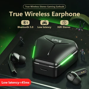 zime gf bluetooth headphone wireless tws earphone audio headset low latency gaming earbuds waterproof sports headphone with mic free global shipping