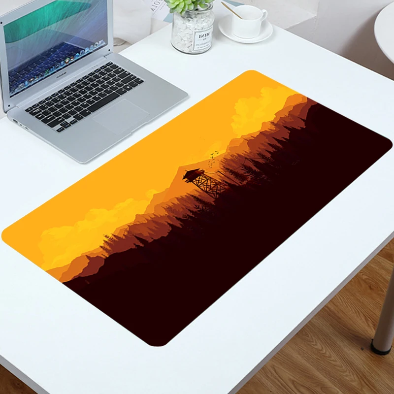 

Deep forest firewatch Beautiful Anime Mouse Mat Gamer Mouse Pad Large keyboard Deak Mat for overwatch/cs go/world of warcraft