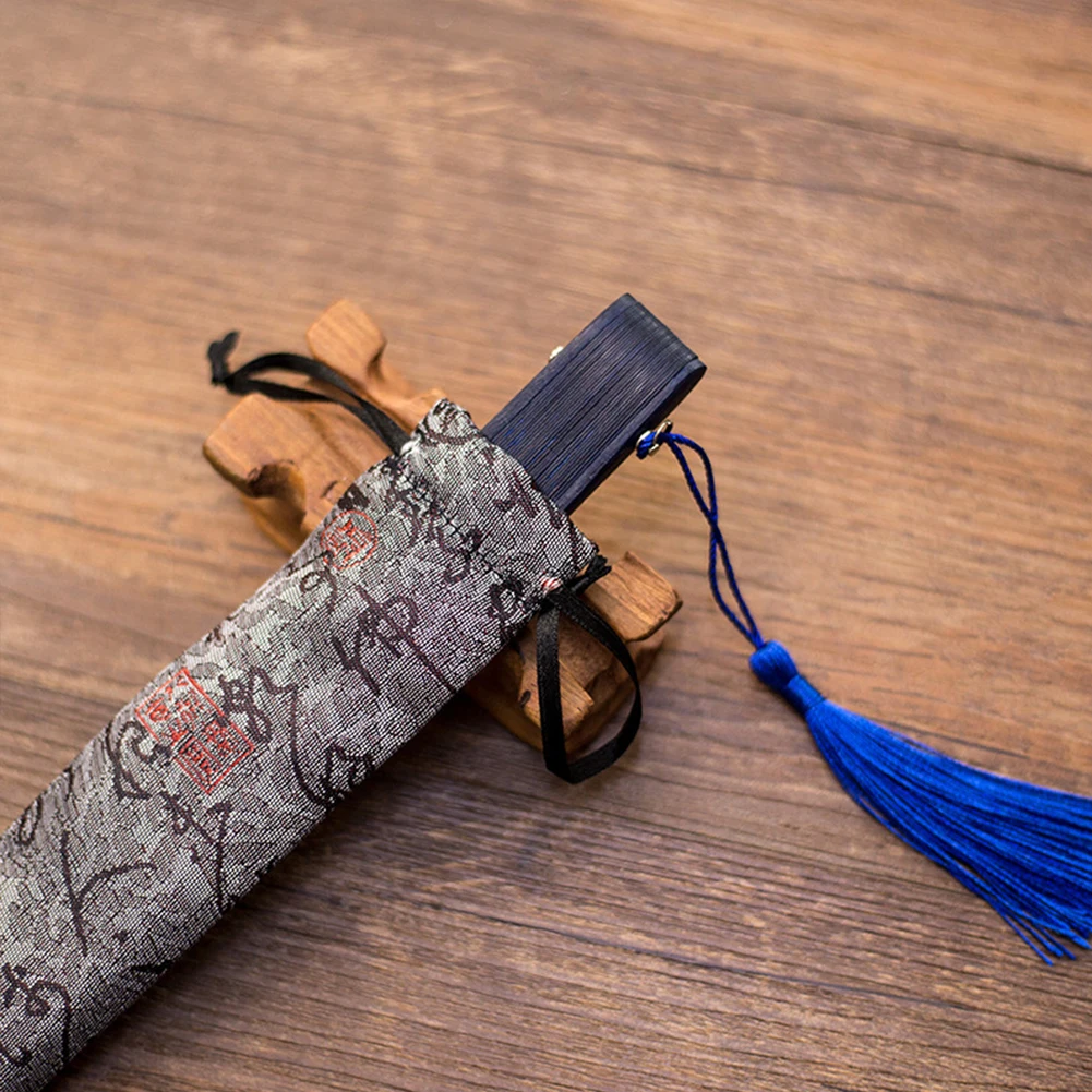 Складной ручной вентилятор чехол декоративный Чехол работы полиэстер ткань