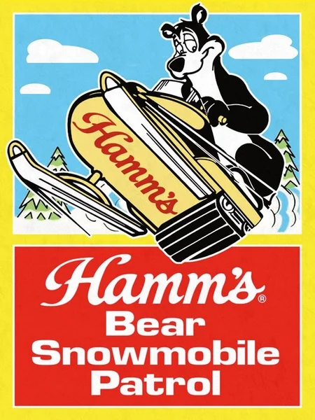 

Hamm's Bear Beer Bowling Vintage Replica Tin Sign