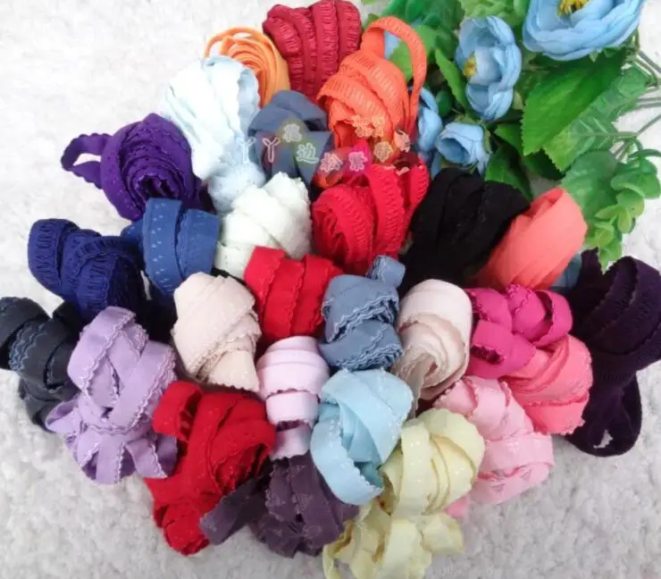 10 Meters Various Colors 2 Layers Elastic Lace Stretch 1cm Wide Trim Ribbon Sewing Underwear Craft DIY Garment | Дом и сад
