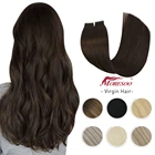 Moresoo лента для наращивания натуральные человеческие волосы класса 10 А шелковистые прямые Бесшовные Невидимые волосы из искусственной кожи