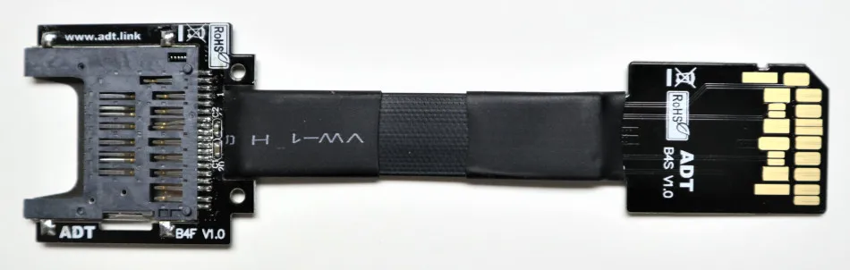 full speed microsd tf memory card extension cable flat extender sdhc sdxc uhs ii uhs iii reader card microsd to sd riser adapter free global shipping