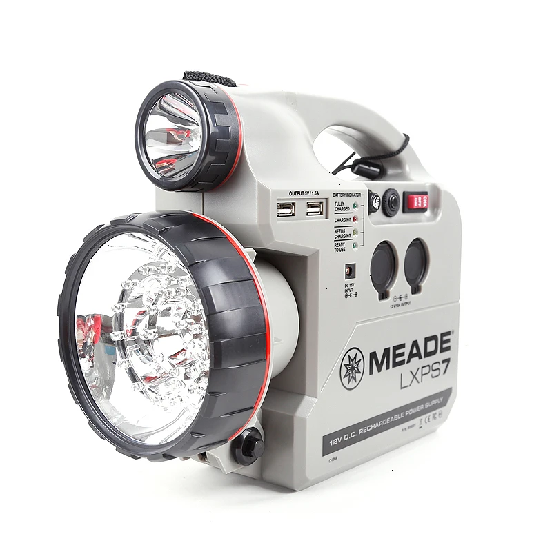 

Meade Multifunctional 12V7A Rechargeable Power Supply LXPS7 For Celestron Meade Sky Watcher Goto Astronomical Telescope