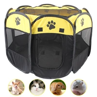 foldable outdoor playpen folding kennels fences portable puppy cats pet cage delivery room pet tent houses for small dogs