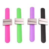 high quality rubber hairdresser wrist belt hairdressing magnet belt for bobby pins clips makeup tools holder convenient to use
