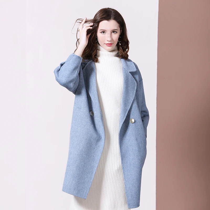 

Women Dress Girl's coat Women Woollen Overcoat High-grade Fabrics Exquisite Workmanship Style Simple Easy to all-match