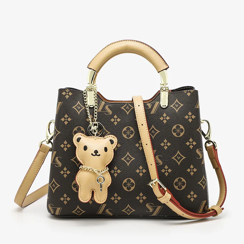 

2021 New Famous Designer Shoulder Messenger Bag High Quality Women Purse and Handbag Genuine Leather Large Capacity Casual Totes