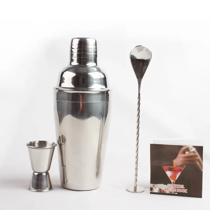 Коктейльный шейкер из нержавеющей стали 550 мл|Наборы для бара| |