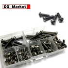 Набор титановых болтов m2.5 m3 m4 m5 m6, титановые шестигранные болты с головкой, титановые болты ISO 7380, E018