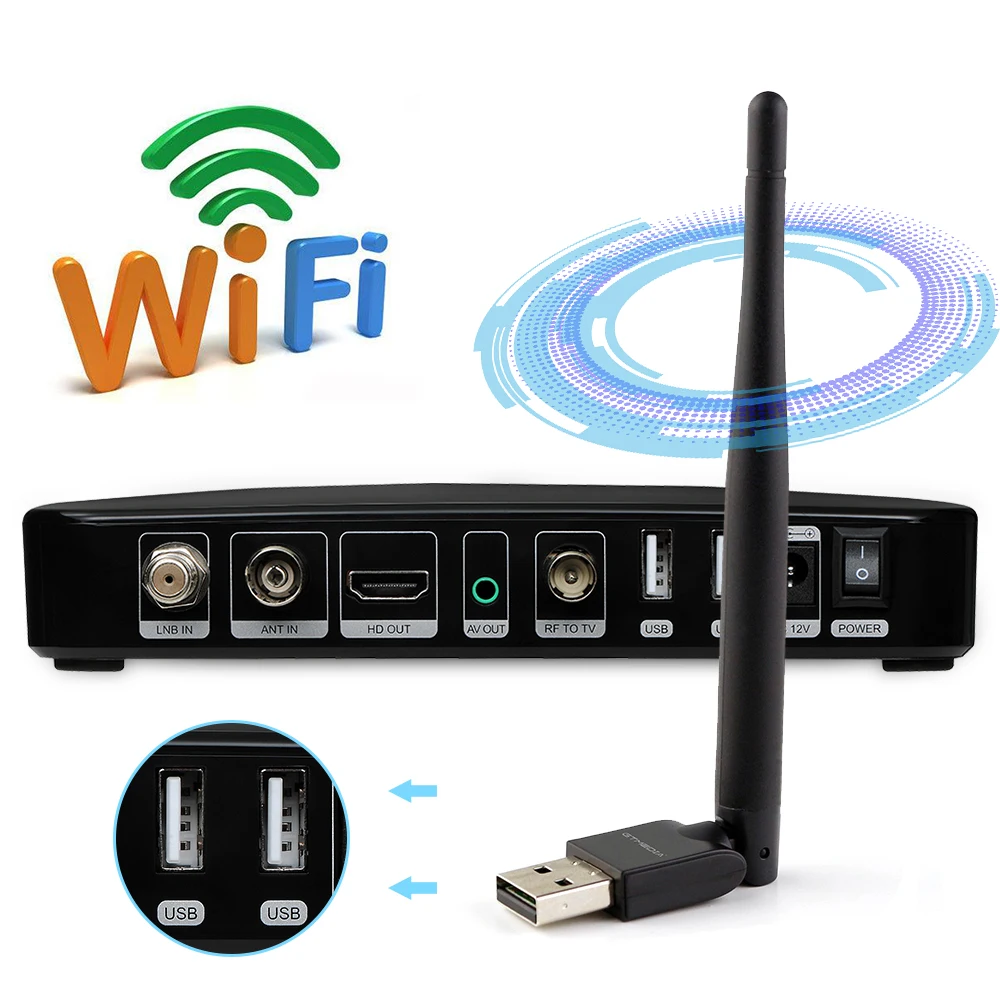 Испания GTMEDIA V7 PRO спутниковый ТВ приемник DVB-S/S2/S2X + T/T2 Поддержка VCM/ACM/мульти