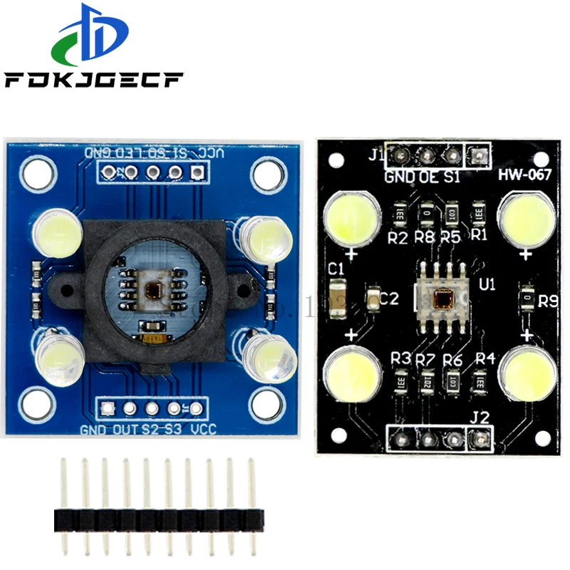 Модуль датчика распознавания цветов TCS3200 GY-31, аксессуары для Arduino TCS230, TCS3200, модуль датчика распознавания