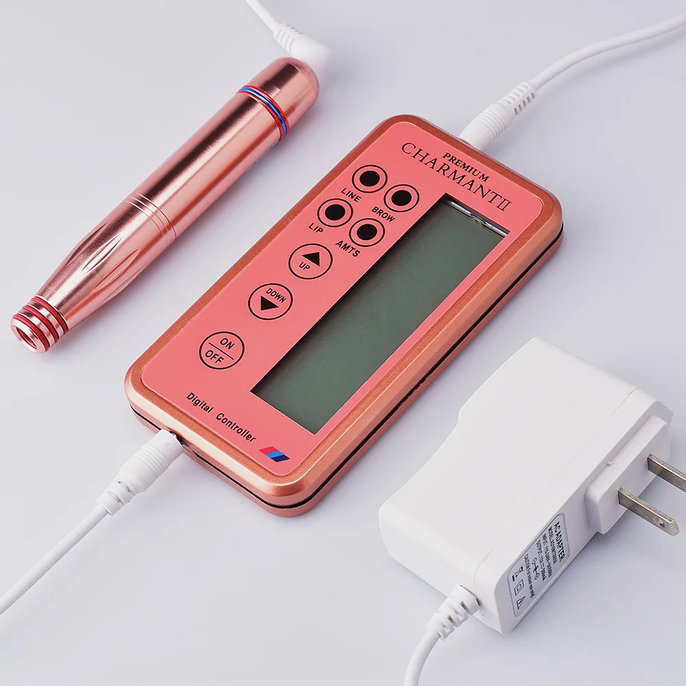 Dermografo Charmant 2 Digita Профессиональный микро pigmenacao Agulhas Easy Click Novo | Красота и здоровье