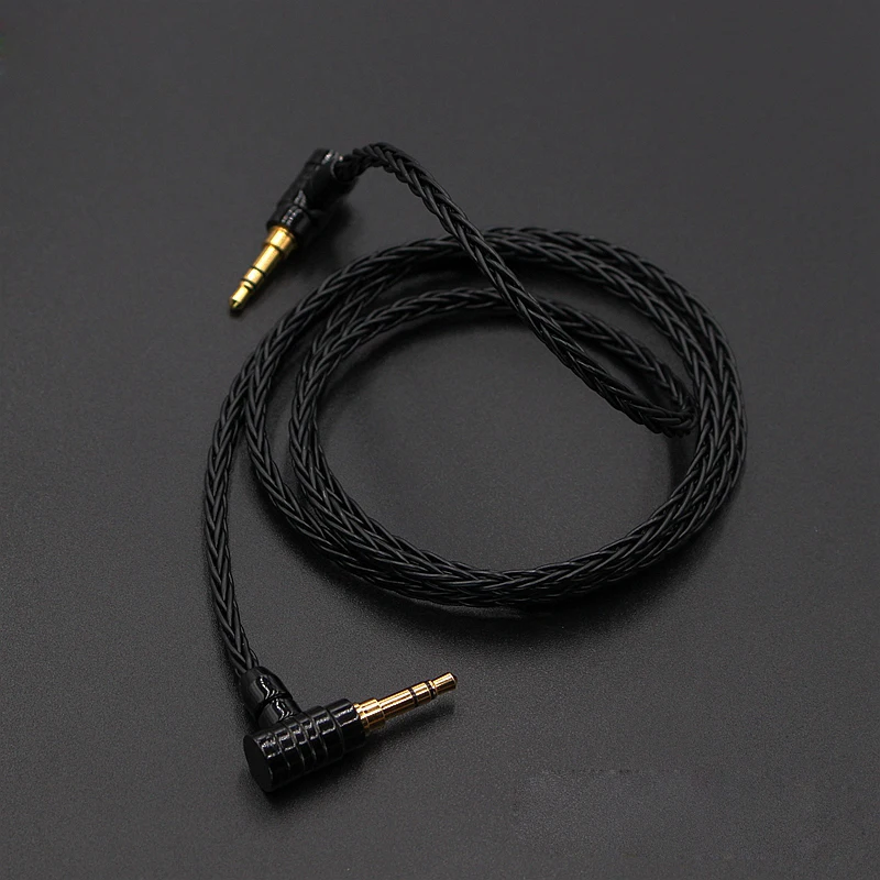 

HOT!10cm 3.5mm Male to 3.5mm Male 8cores Silver Plated 3.5 mm Stereo Audio Hifi Audio cable car AUX wire cable