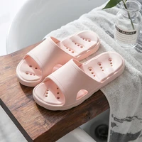2021 summer simple non slip bathroom slippers womens household slippers 727