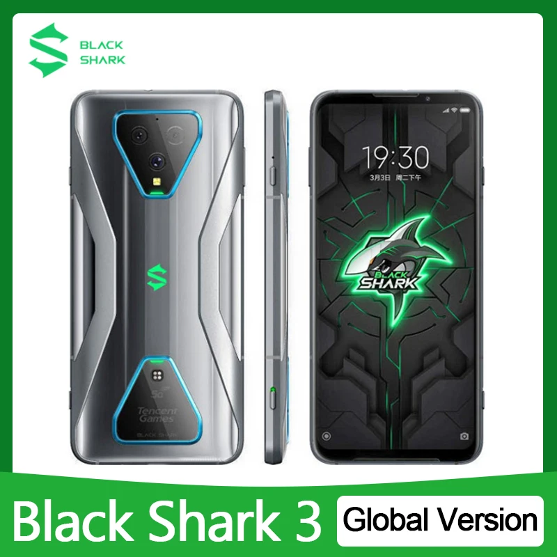 

Игровой телефон Black Shark 3 в наличии, экран Глобальная версия дюйма, 8 ОЗУ, 5G Гб ПЗУ, Snapdragon 6,67, две SIM-карты, Android 10, 128