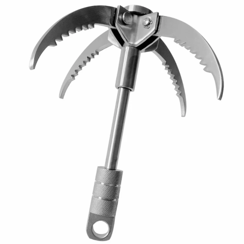 

Крючок Grappling, складной крючок для выживания, Гравитационный крючок из нержавеющей стали, уличный охотничий деревья, инструмент для скалолаз...