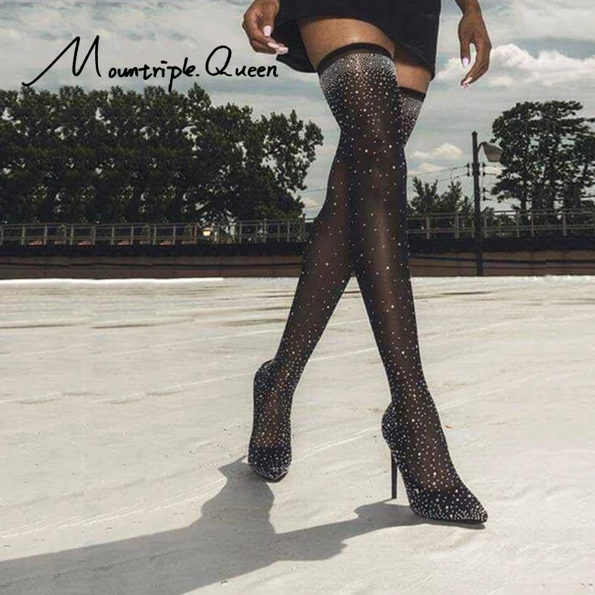 Женская обувь новинка осень и зима модные привлекательные Сапоги выше колена