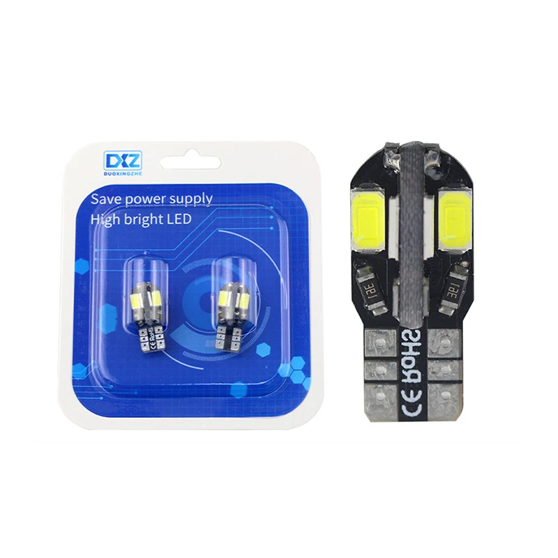 

T10 5630 / 5730 8SMD Automobile side Lamp License Plate Lamp LED General Bulb Automobile Accessories