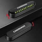 Автомобильный временный стоп-сигнал, парковочная карточка, табличка с номером телефона для Jeep Cherokee Renegade Patriot Trail Hawk Compass