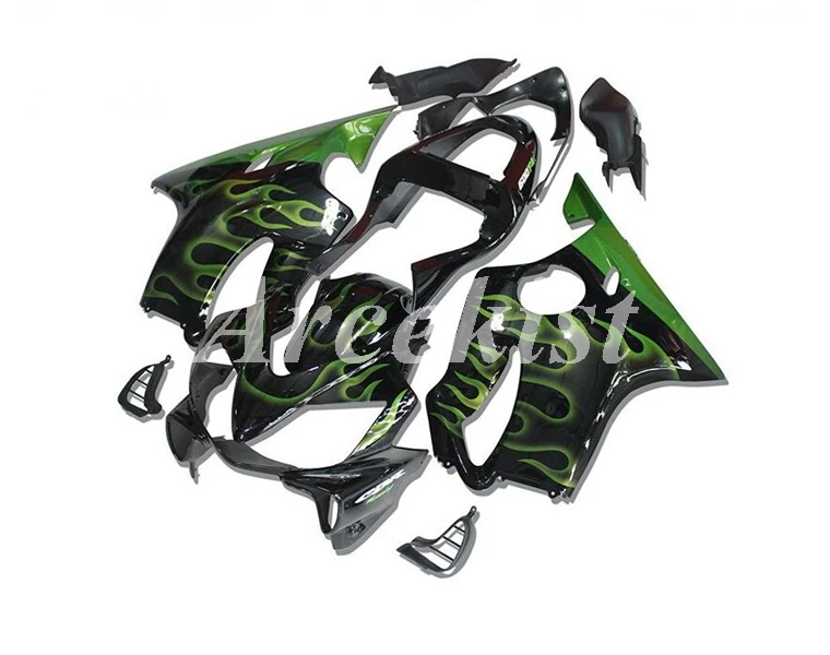 

Injection Mold New ABS Motorcycle whole Fairings Kit Fit for CBR600 F4i 2001 2002 2003 01 02 03 FS Custom Free Green flame
