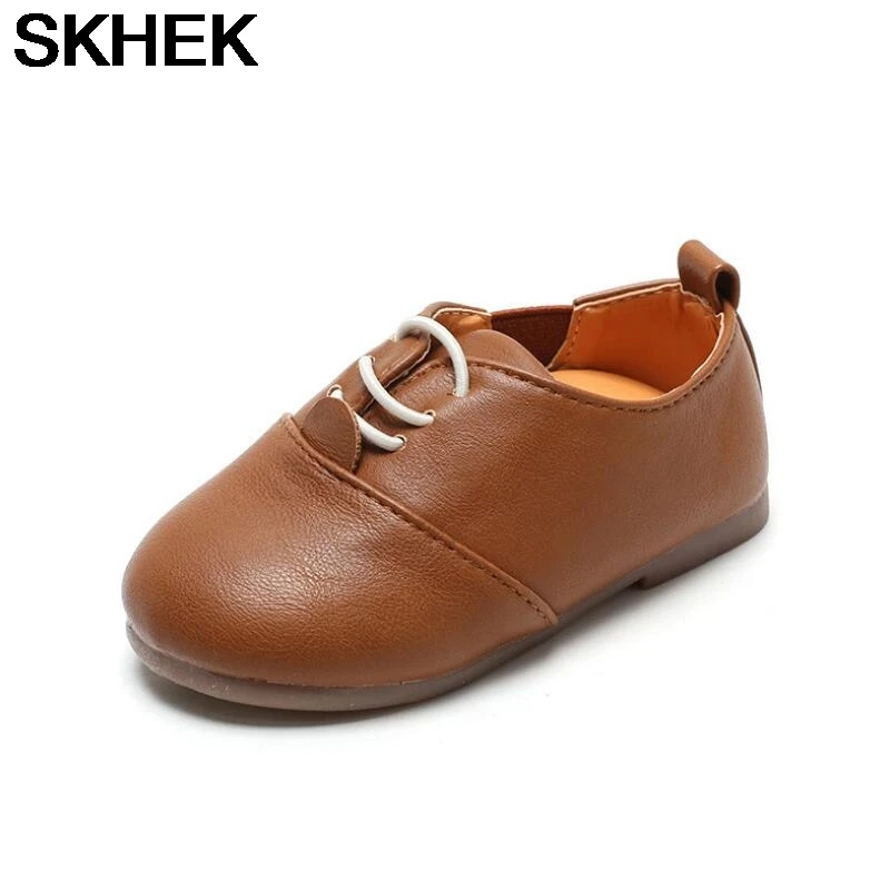 

Children Shoes Kids Sneakers Boys Leather Shoes For Formal Wedding Party Soft Flats Girls Oxfords British Style Casual 21-30 New