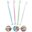 1 шт. уход за зубами двойная головная Ортодонтическая Зубная щётка + для чистки межзубных пространств, оральный уход за зубами