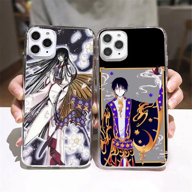 

Yuuko Ichihara-xxxHOLiC Rei Phone Case Transparent soft For iphone 5 5s 5c se 6 6s 7 8 11 12 13 plus mini x xs xr pro max