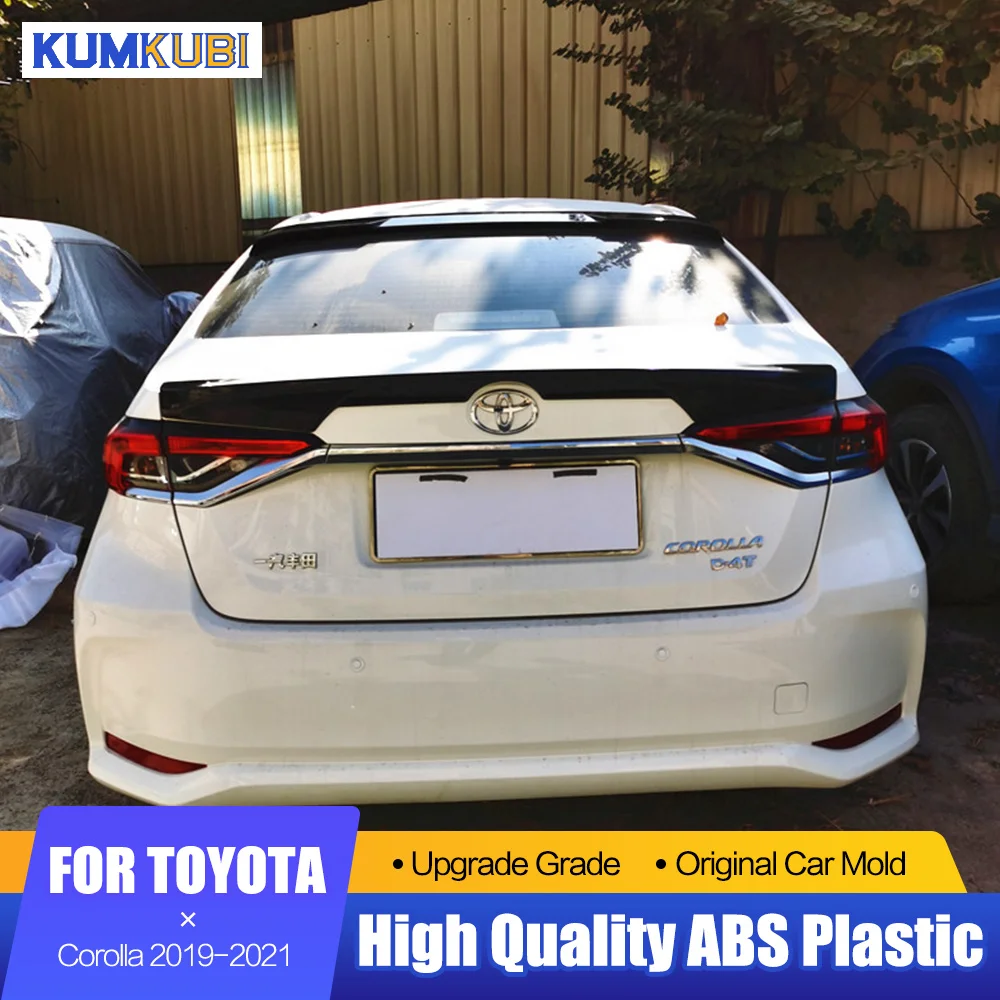 Спойлер на крышу автомобиля, подходит для Toyota Corolla, 2019, 2020, 2021, АБС-пластик